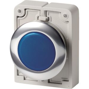 Signaallamp 30mm vlak blauw