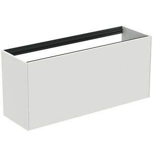 Conca wastafelmeubel 120x37x55cm 1 lade zonder afdekblad matt white