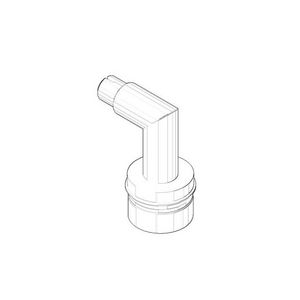 Greep Hoekstuk compleet Hendel 46x50x35mm chr