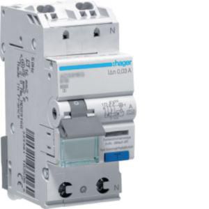 Aardlekautomaat 1-p+N 16 A B-kar. 6kA 30mA A-G quick VVE=12