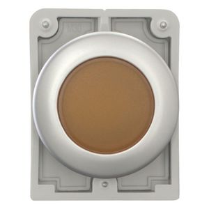 Signaallamp 30mm vlak amber