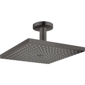 Hoofddouche 300 1 straalsoort EcoSmart plafond Brushed Black Chrome Raindance E