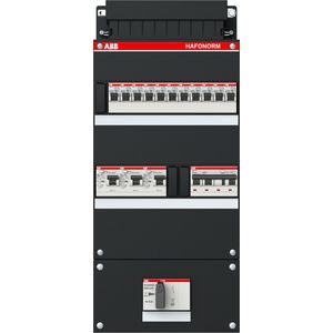 Groepenkast 11 groepen achter 3x 30mA 3-fase 1SPF006905F1764