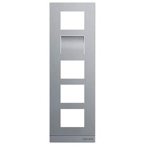 Welcome IP kader video buitenpost maat 1/5 aluminium (41385CF-A-03)