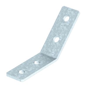Verbindingshoek 45gr, met 4 gaten 101x101x40x5 staal VVE=10