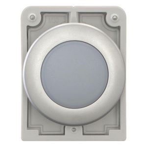 Signaallamp 30mm vlak wit