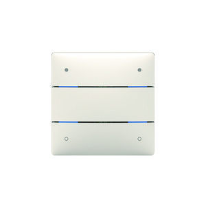 Tastsensor met 4 toetsen en 4 status LEDs KNX