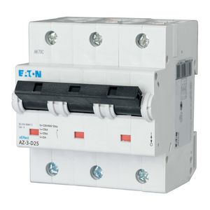 installatieautomaat (MCB) AZ D-karakteristiek 25A 3-polig 25kA