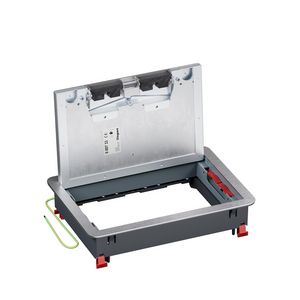 Dekselset metaal rechth.tapijtr.+inbouwframe 8/12m inspectie