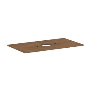 Console Xilesa E 980/550 met uitsparing midden waskom z. kraangat CAO