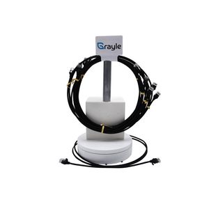 Slimline Patchkabel Cat.6A U/UTP AWG28 LSZH molded zwart 0.2