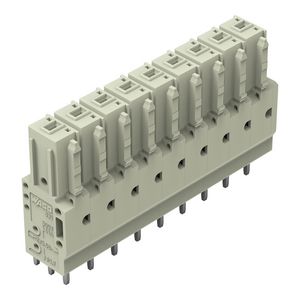 THT FE steker RE raster 7,62mm li.grijs 831-3509 VVE=12