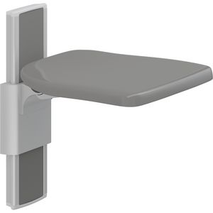Opklapbaar zitje verstelbaar wandm. 320mm PLUS antraciet