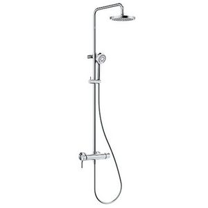 Logo 3s dual shower system eengrps chroom