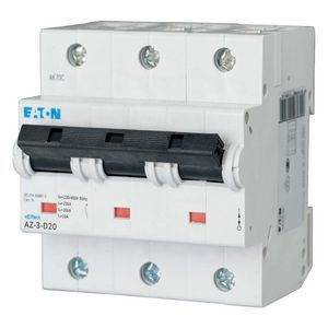 installatieautomaat (MCB) AZ D-karakteristiek 20A 3-polig 25kA