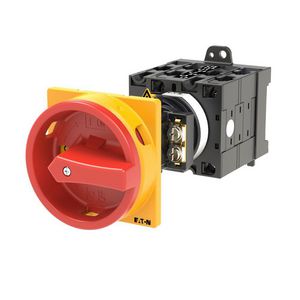 Hoofdschakelaar 6-polig +1MC+1VC 32A Nood-Uit-functie 90° 059462