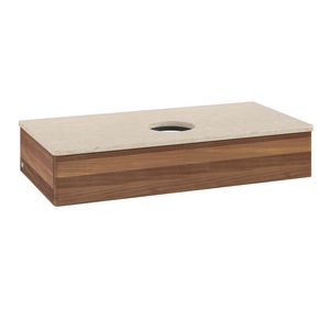 Wastafelonderkast Antao 1000x190x500mm Warm Walnut L09013HM