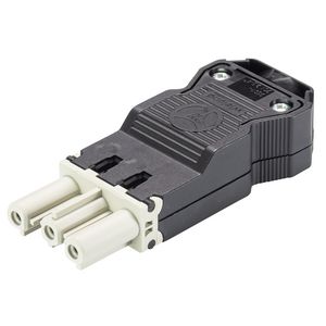 Kabelsteker GST18I3 female grijs schroef VVE=50