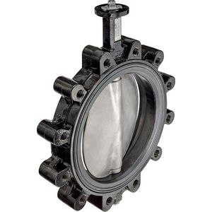 Vlinderklep 2-weg DN200 PN16 draadogen (LUG type)