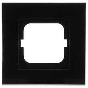 Afdekraam 1v c-glas zwart