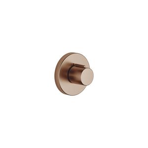 META Inbouwstopkraan RESluit 1/2" Brons gebors.