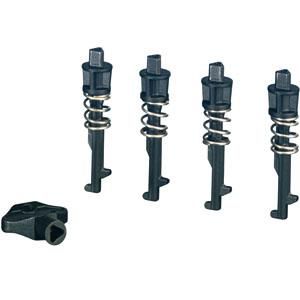 Mi Ombouw naar Driekantsluiting 8mm (set 4x +sleutel)