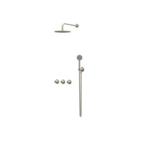 Afbouwdeel regendouche Combiset Bond 4 inbouwthermostaat gebor. nickel CSB4EXGNCEAA excl. inbouwbox