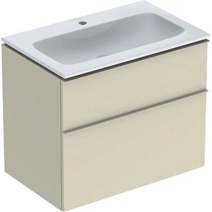 iCon set slim rim wt 75 met onderkast 2 laden zandgrijs