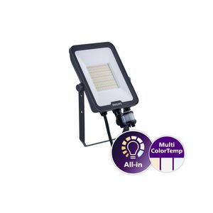 Floodlight/Schijnwerper BVP167 LED60/830_40_65PSU 50W SWB MDU met beweging en lichtsensor 