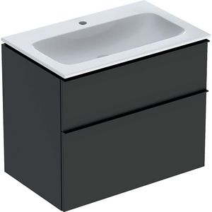 iCon set slim rim wt 75 met onderkast 2 laden lava mat