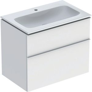 iCon set slim rim wt 75 met onderkast 2 laden wit mat