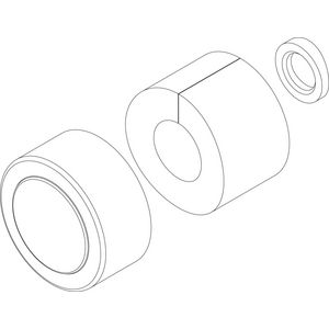 Afdekking Elektrisch verwarming mouw wit 8735100311