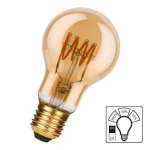 SPIRALED Thomas A60 E27 3-Step DIM 5W (37W) 420lm 822 Goud