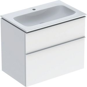 iCon set slim rim wt 75 met onderkast 2 laden wit/wit