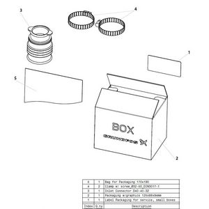 Second inlet set D40/40/32 for D-2