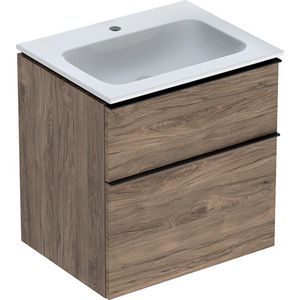 iCon set slim rim wt 60 met onderkast 2 laden noten hickory