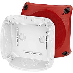 Kabeld. IP66 BM3 zonder klem M25/32 membr. Deksel Rood VVE=5