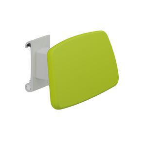 Rugsteun zijwaarts verstelbaar rail 385mm PLUS lime groen