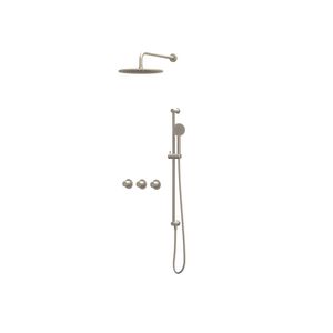 Afbouwdeel regendouche Combiset Bond 4 inbouwthermostaat gebor. nickel CSB4EXGNCFAB excl. inbouwbox
