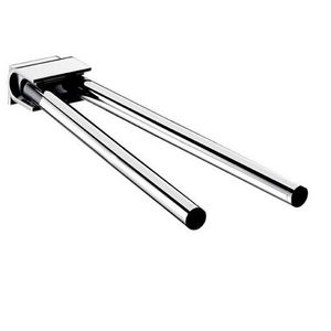 System2, handdoekhouder, 2-armig, draaibaar, 346mm, chroom