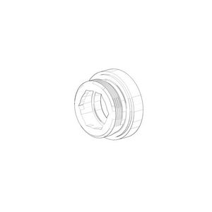 Bevestiging kapmontage 19,5x9,5mm chr