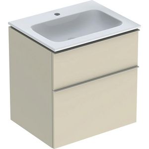 iCon set slim rim wt 60 met onderkast 2 laden zandgrijs