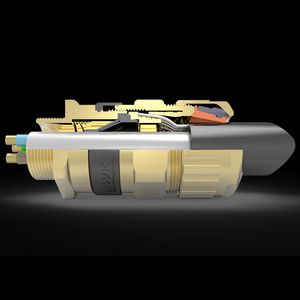 Wartel messing vernikkeld armeringklem diafragma seal M25-B