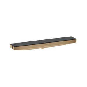 Rainfinity Muuraansluitbocht Porter 500 met douchehouder en planchet links Brushed Bronze