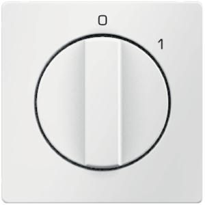 Afdek. v draaischakelaar berker Q.1/Q.3/Q.7 polarwit