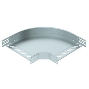 Bocht kabelgoot 90gr 60x300 staal CO2-arm
