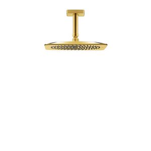 Hoofddouche 270/270 1 straalsoort EcoSmart+ met plafondaansluiting polished gold optic AXOR Citterio-C
