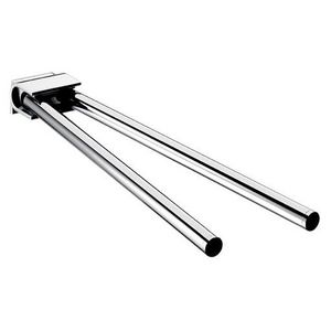 System2, handdoekhouder, 2-armig, draaibaar, 446mm, chroom