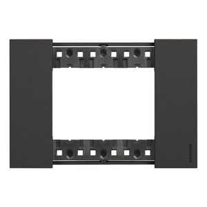 Afdekplaat 3 module zwart K4703 LivingNow