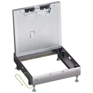 Dekselset metaal vierk.markeerr.+inbouwframe 16/24m inspecti